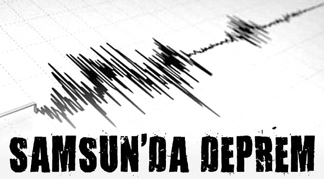 Samsun'da 3.1 büyüklüğünde deprem meydana geldi