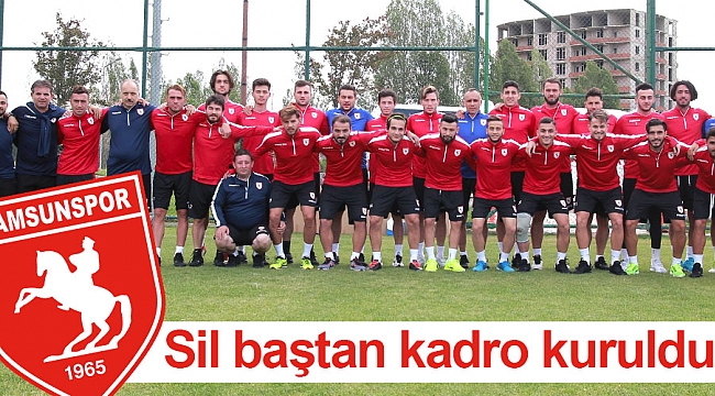 Sil baştan kadro kuruldu