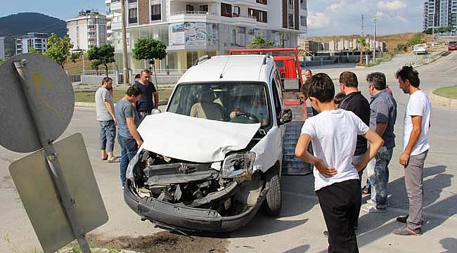 Trafik kazası 6 yaralı 
