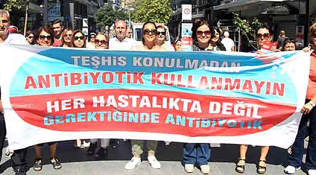 Gereksiz kullanılan antibiyotik için yürüdüler