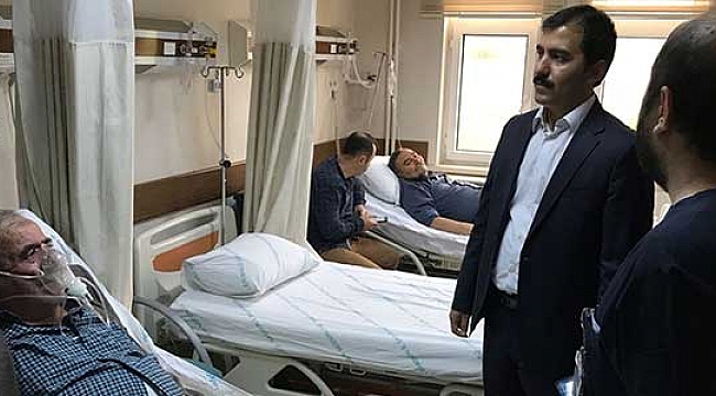 Kaymakam’dan hastalara ziyaret