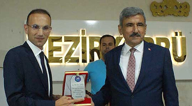 Kaymakam Yunus Emre Altıner'e veda yemeği