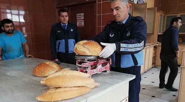Bafra’da zabıtadan fırın denetimi