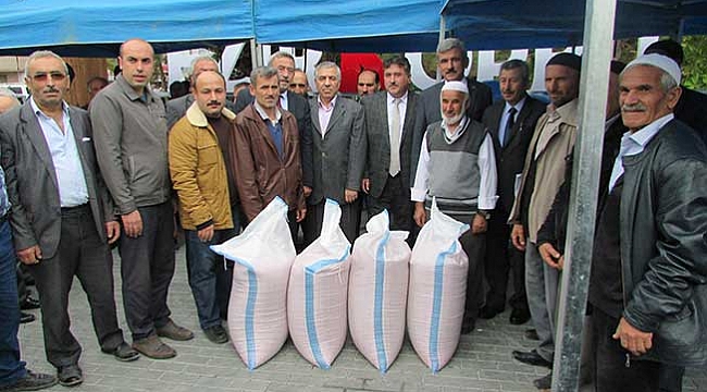 Çiftçilere belediyeden altındane