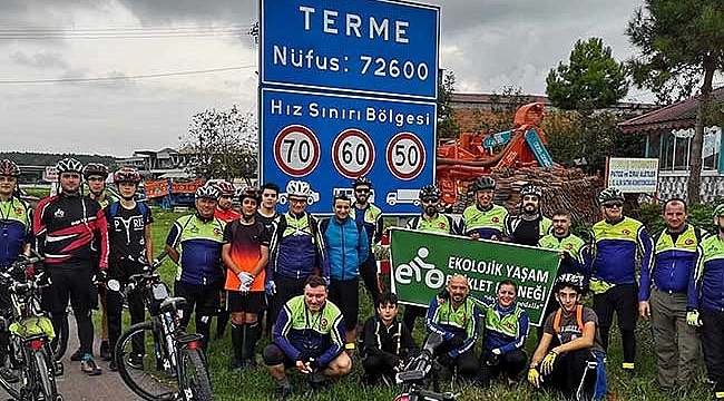 EKOBİD Terme için pedalladı