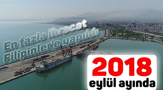 En fazla ihracat  Filipinler'e yapıldı