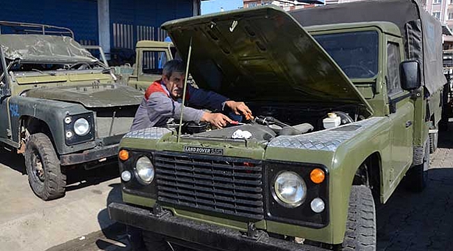 Eski askeri araçlar, Off-Road  yarışları için restore ediliyor