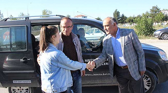 Havza Belediyesi  araç tahsis etti