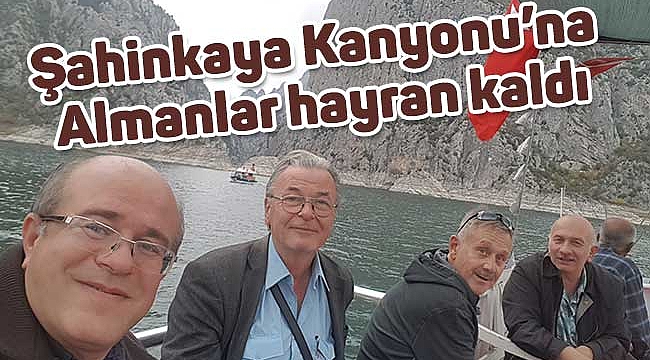 Şahinkaya Kanyonu’na  Almanlar hayran kaldı