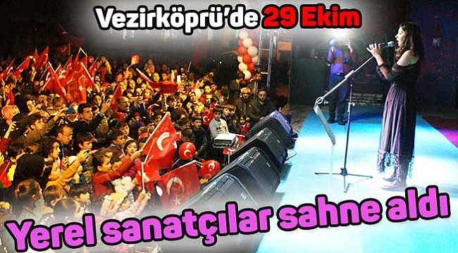 Yerel sanatçılar sahne aldı