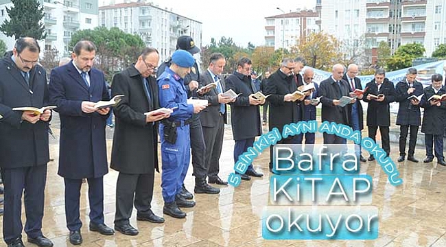 BAFRA KİTAP OKUYOR