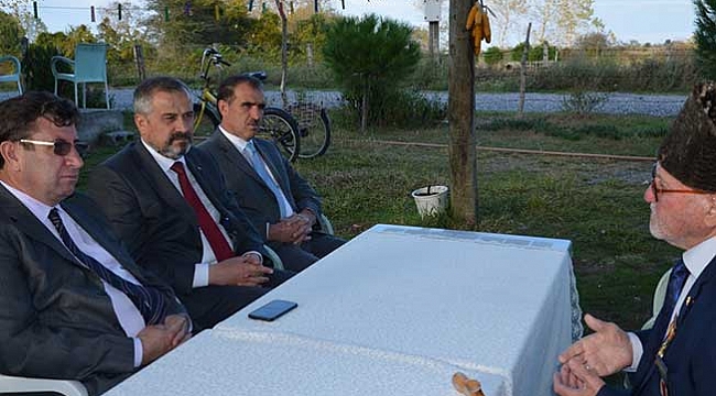 Kore gazisi Cemal Koç'a ziyaret