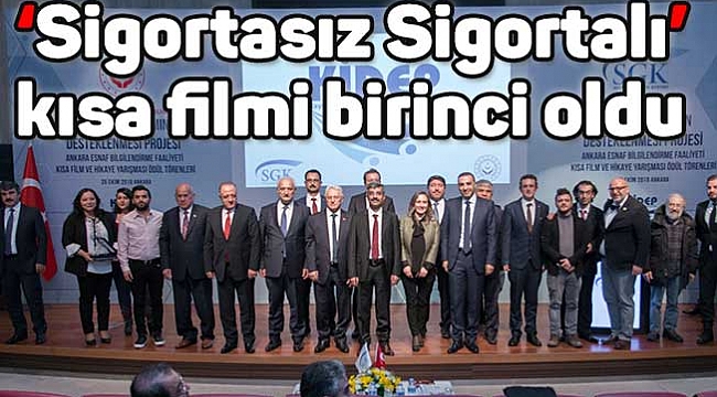 ‘Sigortasız Sigortalı’  kısa filmi birinci oldu