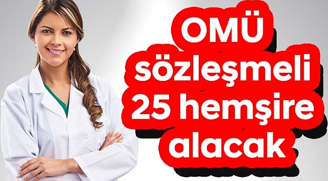 Sözleşmeli 25 hemşire alınacak