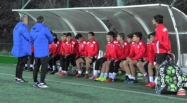 U17 taktik çalıştı