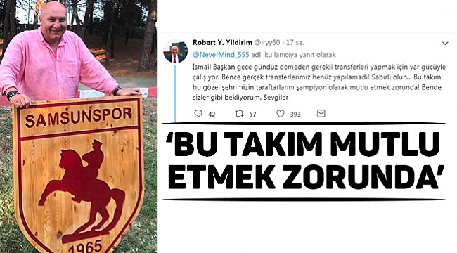 ‘BU TAKIM MUTLU  ETMEK ZORUNDA’