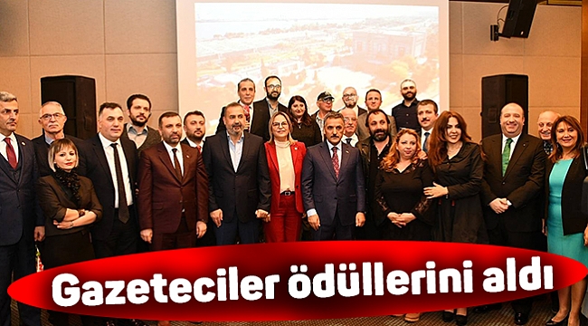 Gazeteciler ödüllerini aldı