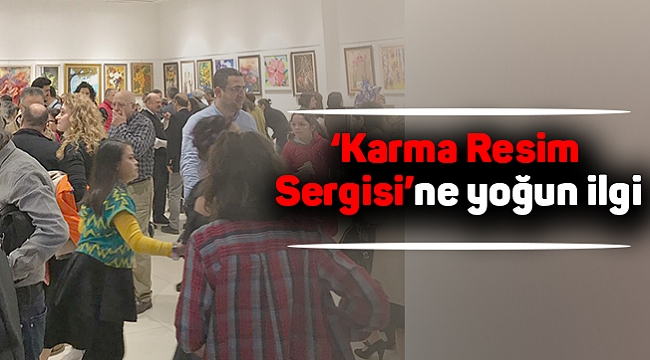 'Karma Resim Sergisi'ne yoğun ilgi