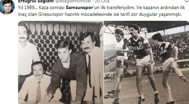 ‘Kazadan sonra ilk transferdim’