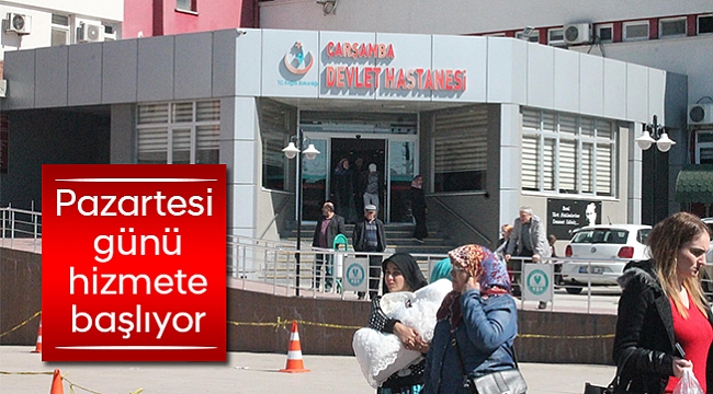 Pazartesi günü hizmete başlıyor