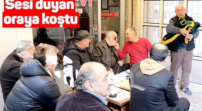 Sesi duyan oraya koştu