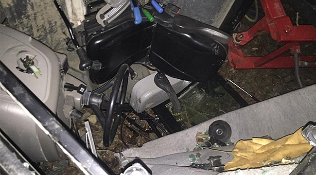 Traktörle şarampole yuvarlanan emekli başkomiser hayatını kaybetti