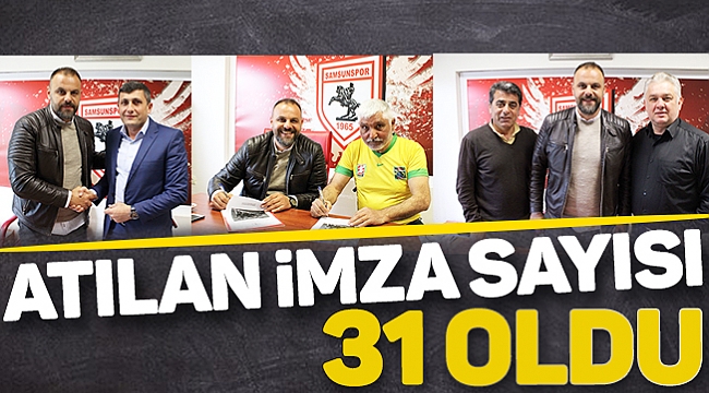 ATILAN İMZA SAYISI 31 OLDU