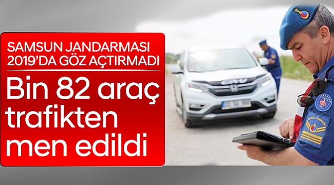 Bin 82 araç trafikten men edildi