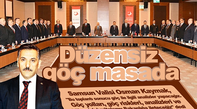 Düzensiz göç masada