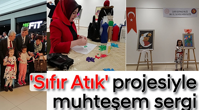 'Sıfır Atık' projesiyle  muhteşem sergi