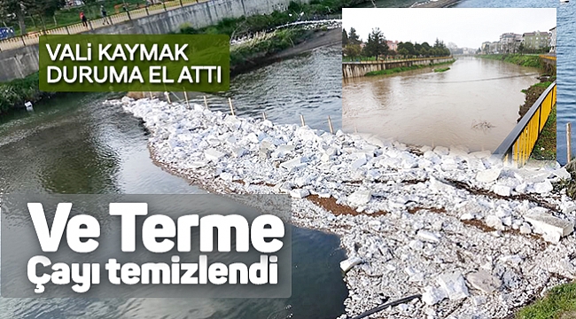 Ve Terme Çayı temizlendi