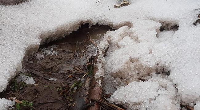 Çarşamba’yı bu kez dolu vurdu!