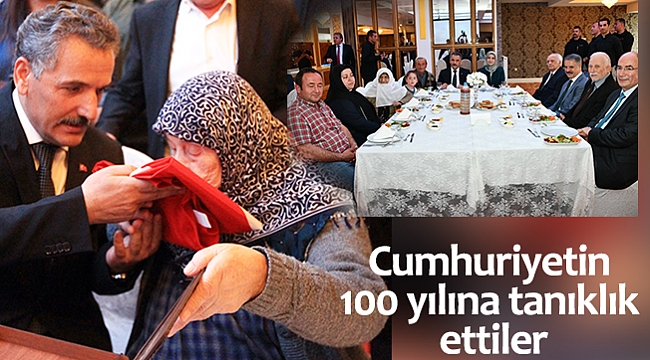 Cumhuriyetin 100 yılına tanıklık ettiler