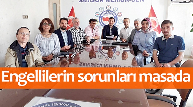 Engellilerin sorunları masada