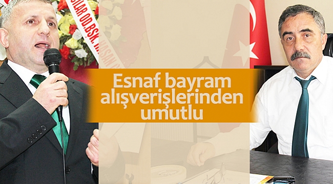 Esnaf bayram alışverişlerinden umutlu