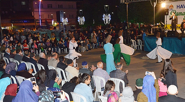 Havza’da semazen gösterisi