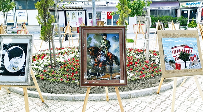 Milli değerler sergiye yansıdı