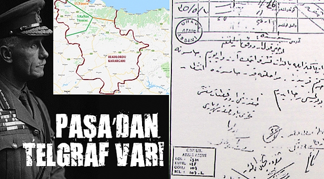 PAŞA'DAN TELGRAF VAR!