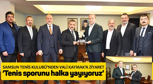 'Tenis sporunu halka yayıyoruz'