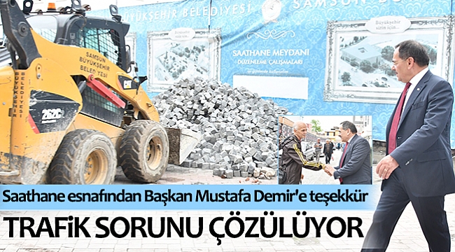 TRAFİK SORUNU ÇÖZÜLÜYOR