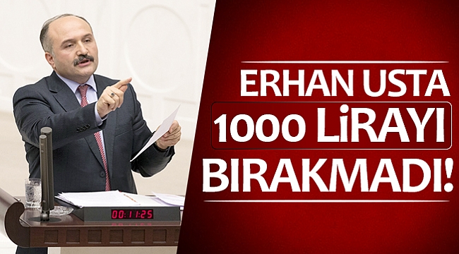 USTA 1000 LİRAYI BIRAKMADI!