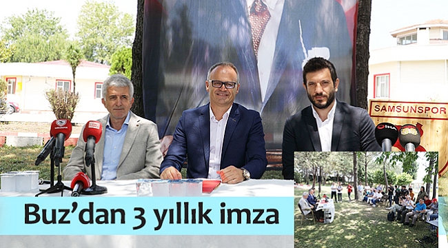 Buz’dan 3 yıllık imza