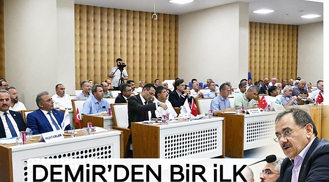 DEMİR’DEN BİR İLK