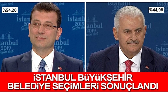 İBB Başkanlığı seçimini İmamoğlu kazandı