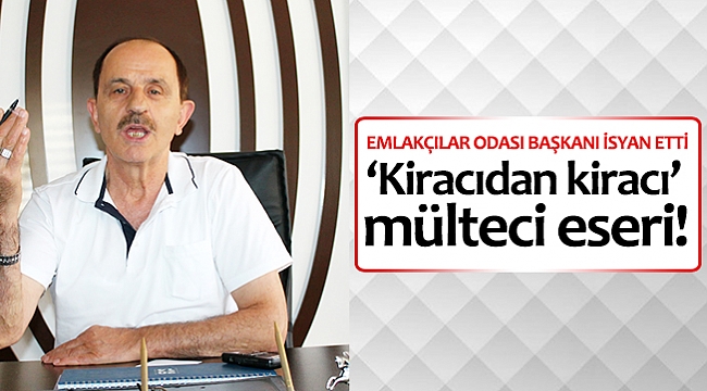 'Kiracıdan kiracı'  mülteci eseri!