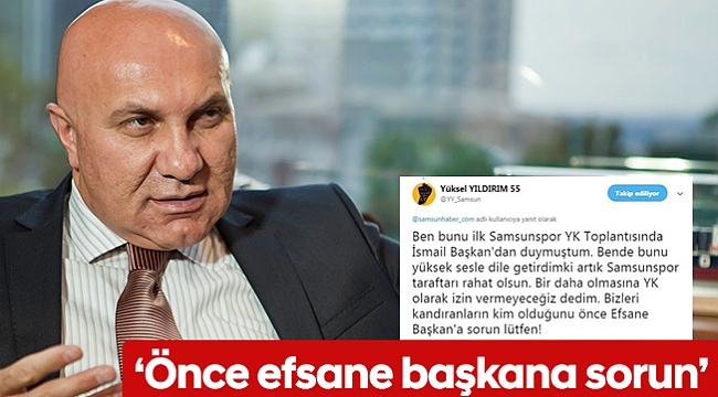 ‘Önce efsane başkana sorun’
