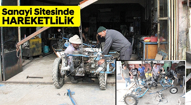 Sanayi Sitesinde hareketlilik