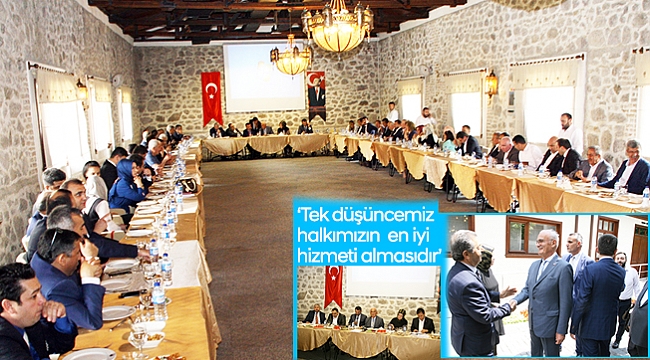 ‘Tek düşüncemiz halkımızın  en iyi hizmeti almasıdır’