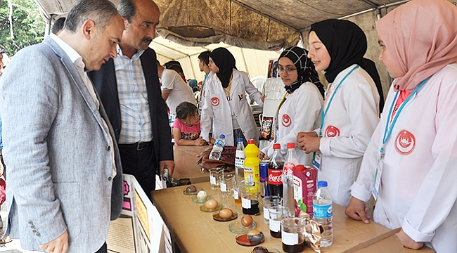 Terme’de TÜBİTAK  bilim fuarı sergisi