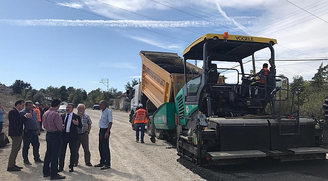Havza’da mahallere  asfalt dökülüyor